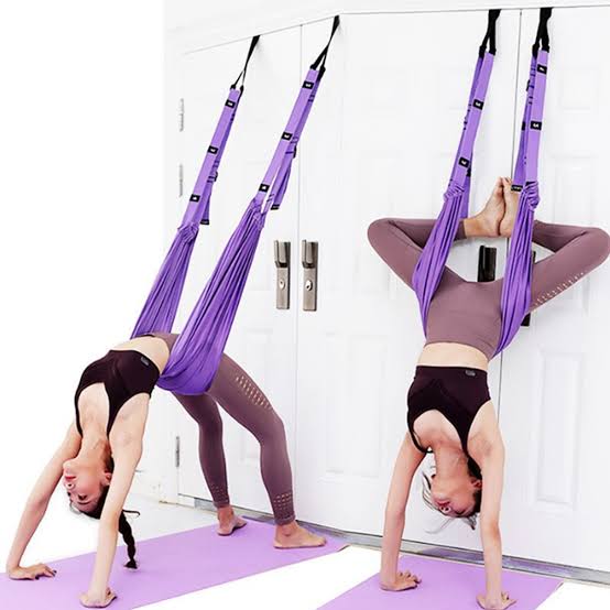 Võng Yoga tường - Tím