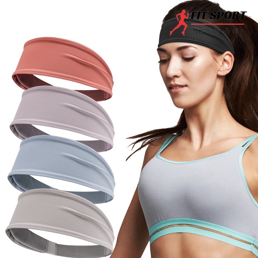 Băng đô trán thể thao Headband Aolikes thấm chặn mồ hôi chống trượt bản to 5cm, siêu co dãn