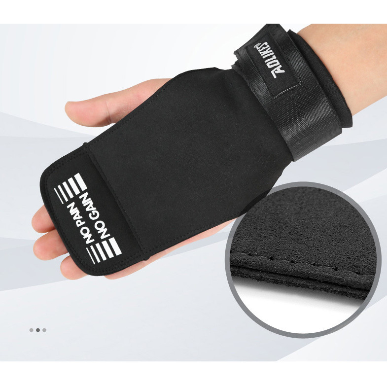 Găng tay Lifting, Hỗ Trợ Kéo Xà Aolikes 7639 - Dây kéo lưng